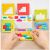 Joc Interactiv, Flippy, Tip Puzzle, din Lemn, +3 Ani, 128 Piese, 15 x 17 x 3.5 cm, Multicolor 140464227