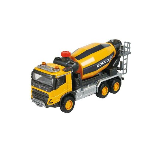 Majorette Volvo Betonkeverő teherautó játék, sárga, 19 cm - Majorette