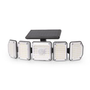 Entac Napelemes Műanyag Fali lámpa 2.5W SMD CCT 5 fej mozgásérzékelővel + IR (ESL5H-214SMD-IR) 140467038 - Entac