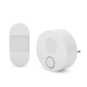 Entac Hálózati Ajtócsengő, Árramforrást Nem Igénylő IP44 Adókészülékkel (EDB-AC-44-K) 140467194 - Entac