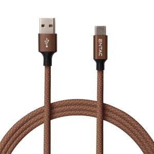 Entac Töltőkábel USB A -&gt; C Excellence Barna 150cm (ECUSB-AC2-FM-BR1.5) 140467268 - Entac