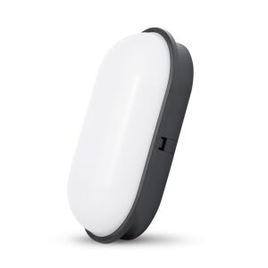 Avide Cseppálló Mennyezeti Lámpa Triton-O Ovális IP65 20W NW 4000K Fekete 100lm/W (ABBHL-O-20W-NW-BL-HL) 140467372 - Mennyezeti lámpa