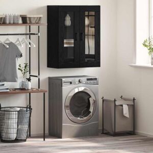 Széf Fekete 69.5 x 34 x 90 cm Faanyag 140469050 - Faliszekrény