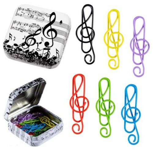 Zenei gémkapocs szett - 12 darabos - színes violinkulcs 140473351