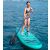 Nő evez Aqua Marina Breeze iSUP álló szörfdeszkán