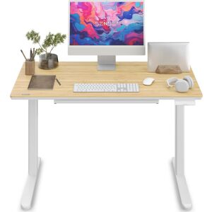 Newai állítható magasságú elektromos íróasztal, 120x60cm, bézs