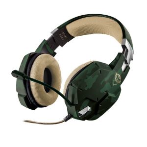 Trust GXT 322C Carus dzsungel álcafestéses gamer headset 140479443 - Trust