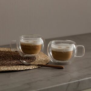 HOME & YOU duplafalú üvegpohár 200 ml 2db-os szett 140486301 - Pohár