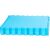 EVA medence szőnyeg, 500 x 500 x 8 mm, kék, 9 db, Extra erős 140499393