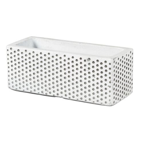 California Tetra kompozit balkonláda fehér 44x23x20cm 140546386