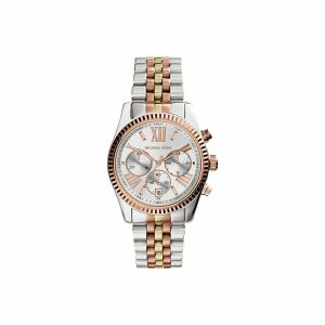 Michael Kors MK5735 Lexington Damenuhr mit dreifarbigem Edelstahlarmband - Damen-Accessoires