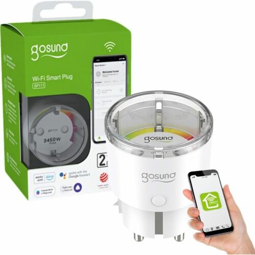 Gosund Wifi Aljzat Sp111 3680W 16A Tuya Elektronikai Távirányítóhoz