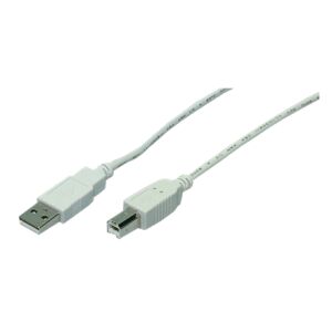 Logilink | USB 2.0 A - USB 2.0 B kábel | USB A apa | USB B apa 140972609 - Adatkábel