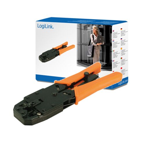 Logilink | Clește de sertizare universal cu tăietor și izolator metalic 140972841