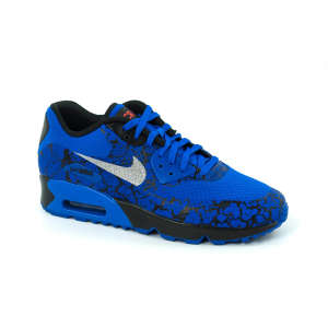 Nike Air Max 90 Cr7 Fb Gs Junior Fiú Cipő #kék-ezüst 30367429