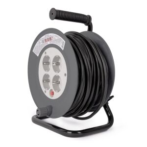 Entac Kábeldobos Hosszabbító 4 Foglalat 20m 3G1.0 (ESCRG4-20-1.0) 140982096 - Entac