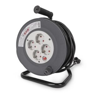 Entac Kábeldobos Hosszabbító 4 Foglalat 25m 3G1.0 (ESCRG4-25-1.0) 140982097 - Entac