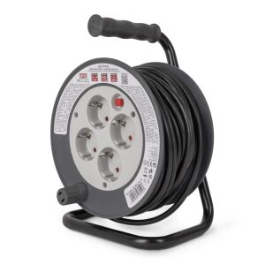 Entac Kábeldobos Hosszabbító 4 Foglalat 15m 3G1.0 (ESCRG4-15-1.0) 140982098 - Entac