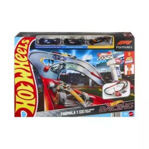 Hot Wheels: Set de pistă Formula 1 140983417 - Hot Wheels Autostradă și garaj de parcare