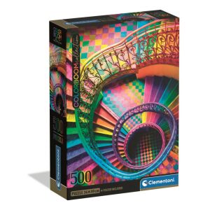 Színes lépcső Colorboom 500 db-os Compact puzzle Clementoni 140983507 - Puzzle