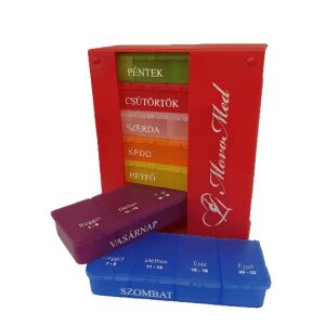 MovoMed týždenný organizér na tabletky, denný dávkovač liekov - Dávkovač liekov