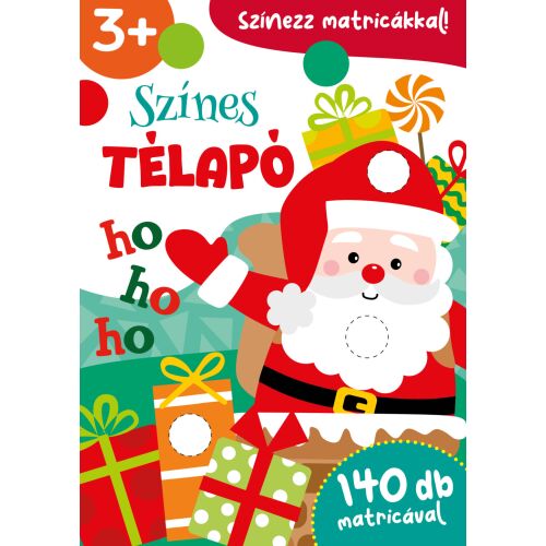 Színes Télapó 140 db matricával 141004071