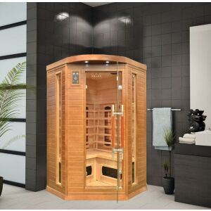 Sundum Classic 2 személyes WiFi sarokszauna barna 141014134 - Szauna