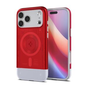 iPhone 17 Pro SPIGEN CLASSIC C1 szilikon telefonvédő ütésállóság, MagSafe, PIROS 141016023 - Spigen