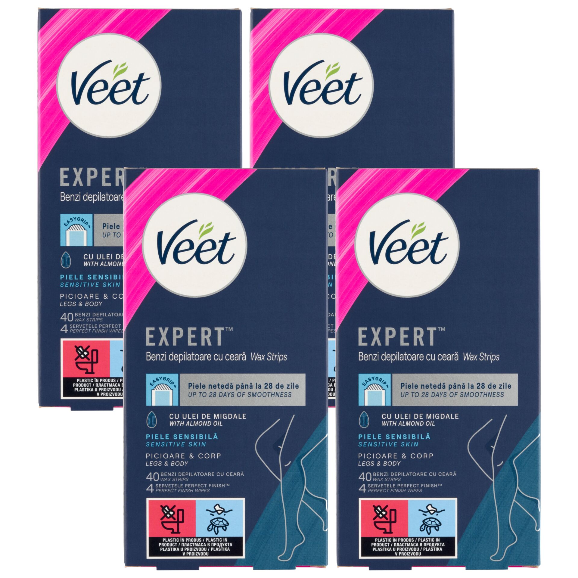 E-shop Veet Expert Cold Resin Strips na citlivú pokožku 4x40ks