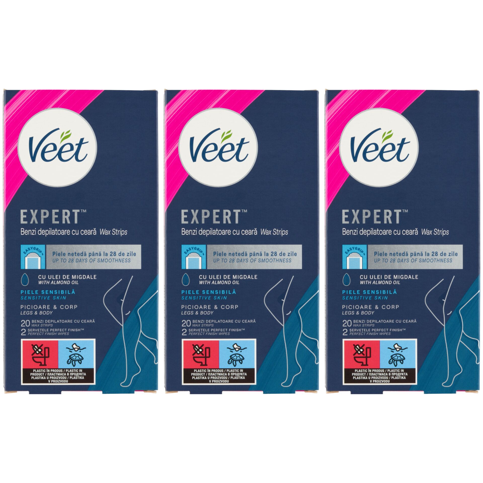 E-shop Veet Expert Cold Resin Strips na citlivú pokožku 3x20ks