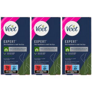 Веет Експертни ленти със студена смола за суха кожа 3x12бр. 141050334 - Veet