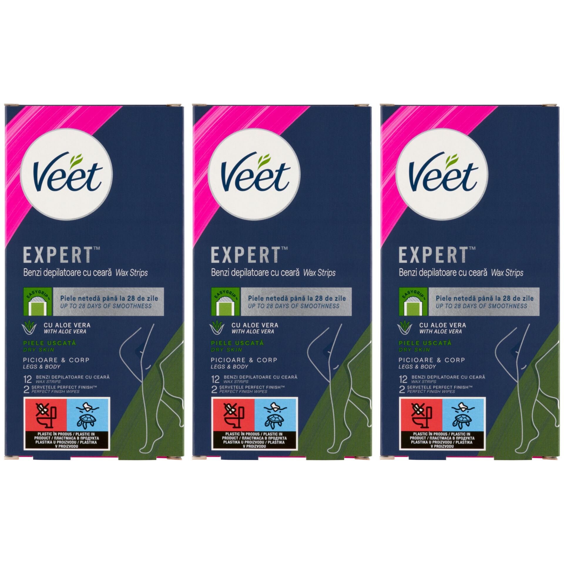 E-shop Veet Expert Cold Resin Strips na suchú pokožku 3x12ks