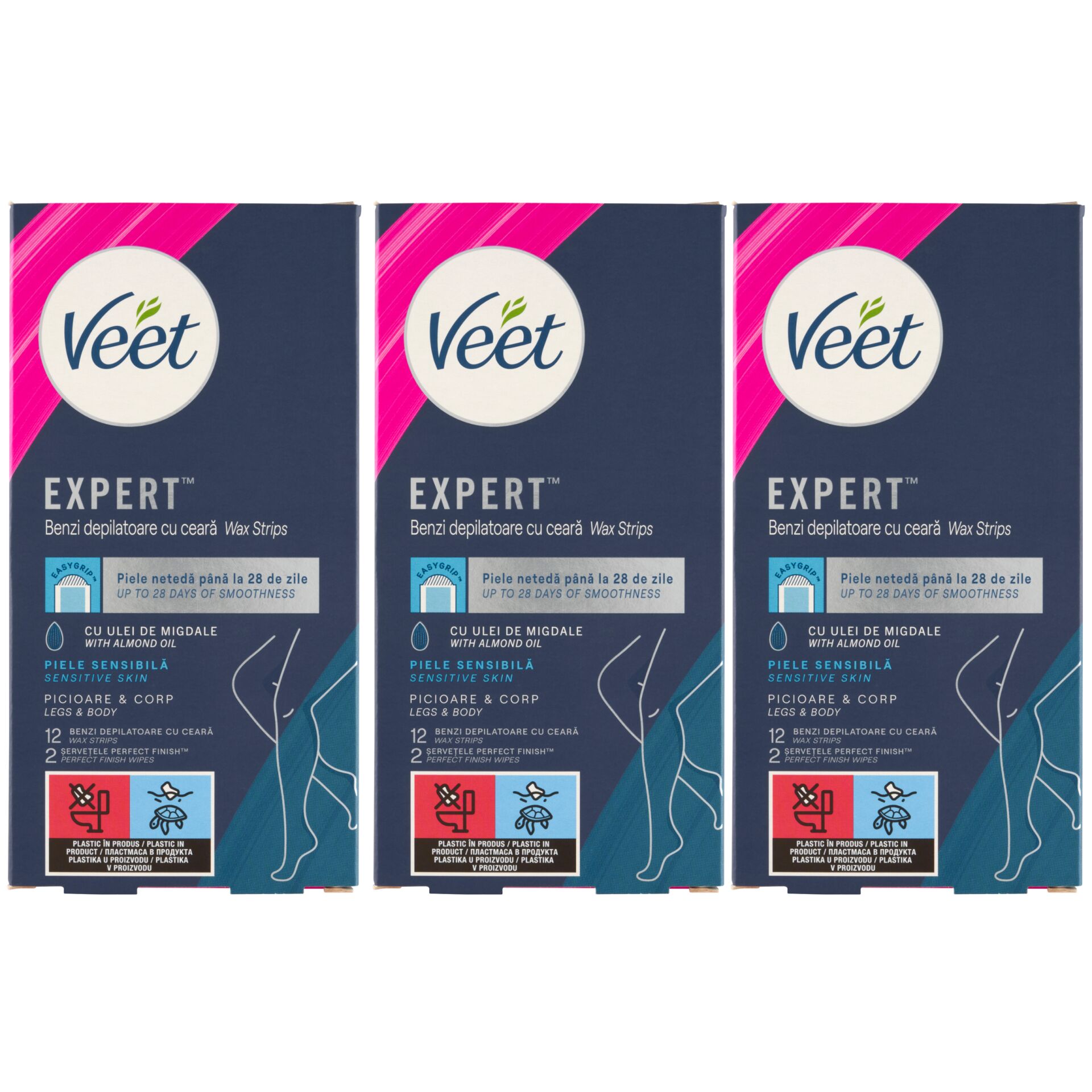 E-shop Veet Expert Cold Resin Strips na citlivú pokožku 3x12ks