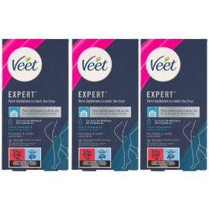 Veet Expert Voštane trake za osjetljivu kožu, 3 komada - Veet