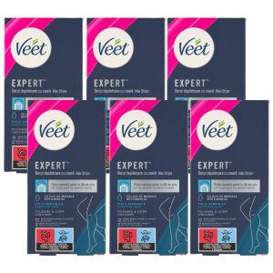 Veet Expert Cold Resin Strips for sensitive skin 6x12pcs 141052905 - Veet