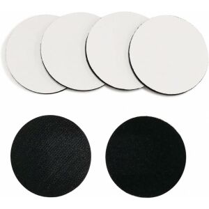 10 db JANEMO öntapadó pöttyös készlet, fekete/fehér, 6 cm 141058980 - Tépőzár