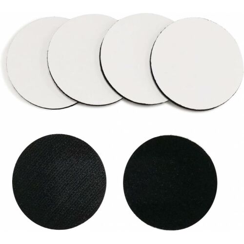 10 db JANEMO öntapadó pöttyös készlet, fekete/fehér, 6 cm 141058980