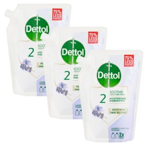 Dettol Levanduľa Tekuté mydlo Náplň, balenie 3 x 500ml - Mydlo
