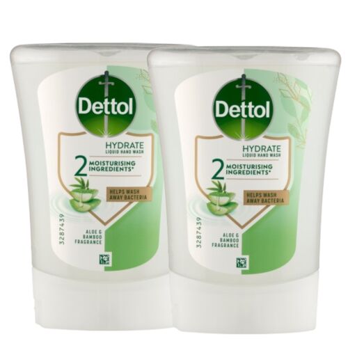 Dettol Aloe Vera & Bambus Rezervă Săpun Lichid Fără Atingere 2x250ml