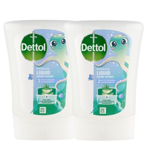 Dettol Explorer Алое Вера и Бамбук Течен Сапун Пълнител, 2 броя