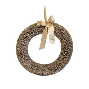 Arany karácsonyi koszorú 60cm