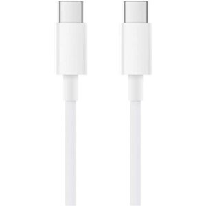 Xiaomi USB C típusú kábel - USB C típusú apa, fehér, 1,5 m 141125513 - Adatkábel