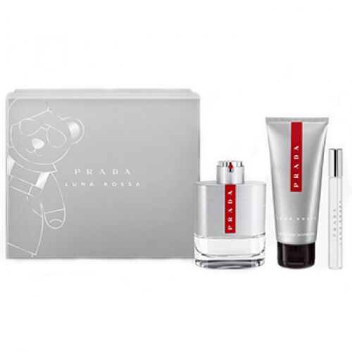 Prada - Prada Luna Rossa szett V. 100 ml eau de toilette + 10 ml tollparfüm + 100 ml tusfürdő