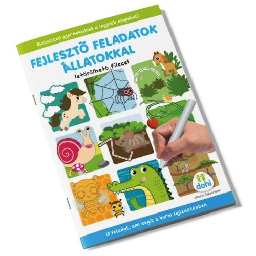 Fejlesztő feladatok állatokkal - letörölhető filccel - Dohi