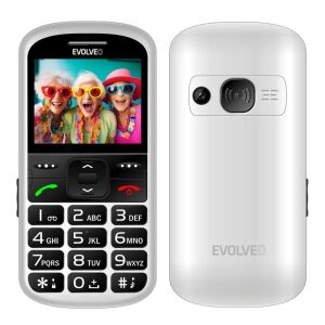 Evolveo EasyPhone XS EP570 24/32MB 2G Nyomógombos Mobiltelefon - Fehér