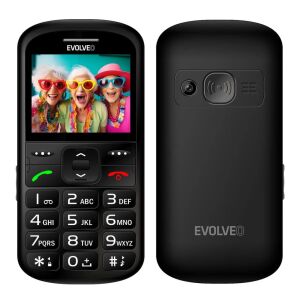 Evolveo EasyPhone XS EP570 24/32MB 2G Nyomógombos Mobiltelefon - Fekete