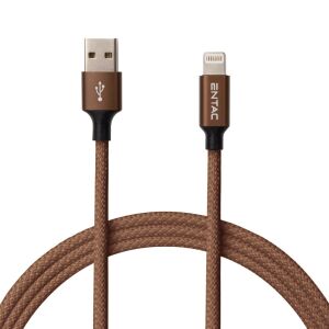Entac Töltőkábel USB A -&gt; Lightning Excellence Barna 150cm (ECUSB-AL2-FM-BR1.5) 141134342 - Entac