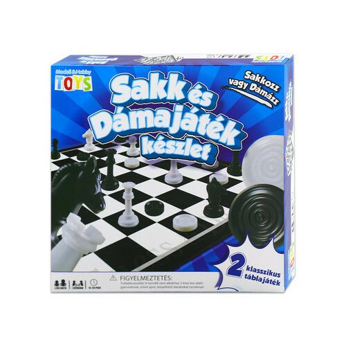 Sakk és dámajáték készlet