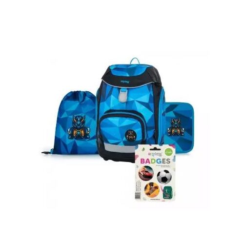 Oxy Sherpy: Robot mintás iskolatáska szett - 4 részes 141134849