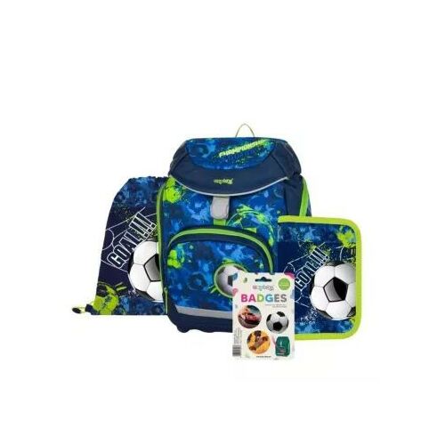 Oxy Sherpy: Set ghiozdan școlar cu model de fotbal - 4 piese 141134851